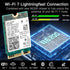 New 5.8 Gbps Wi-Fi 7 Bluetooth 5.4 PCI-E Adapter Intel BE200 Card 2.4/5/6 GHz 802.11be for Windows 11 PC Desktop