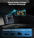 KAIY 42W FM Transmitter Bluetooth Car Adapter, Car Radio Bluetooth Transmitter HandsFree Calling Music Player, FM Radio