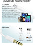 AUX to USB C, USB Type C to 3.5mm Audio Aux Headphone Jack Cable for Car Speaker Compatible with iPhone 15 Pro