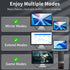 Twozoh Micro HDMI Cable 3.3ft, Gold-Plated & Braided, Supports 1080P for Laptop, Projector, HDTV