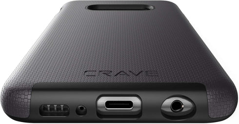 Crave Dual Guard for Samsung Galaxy S10e Case - Shockproof Protection Dual Layer Case in Black