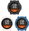 FitTurn Designed Case for Coros Pace 2 Smart Watch, Rugged Protective TPU Bumper Case (Black, White, Blue)