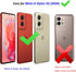 for Motorola Moto G Stylus 5G 2024 Case: Clear Cute Flowers Floral Design for Girls Women Slim Soft TPU Bumper Shockproof Silicone Cell Phone Cover (Lucky Fox)