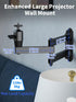 suptek 1/4", M4 M6 MA1330YTPRO Universal Foldable Projector Wall Mount - Adjustable Bracket for Projectors, Compatible