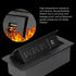 Wisoqu Recessed Power Strip, Slow Opening Power Socket with USB Charging Ports, Furniture Hidden Charging Station