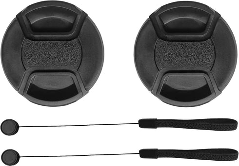 67mm Lens Cap Cover Compatible for Nikon AF-S DX NIKKOR 18-300mm f/3.5-6.3G ED, 2 Pack