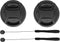 67mm Lens Cap Cover Compatible for Nikon AF-S DX NIKKOR 18-300mm f/3.5-6.3G ED, 2 Pack