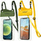 Large Waterproof Phone Pouch 2 Pack, IPX8 Dry Bag Compatible with iPhone 15 14 13 12 11 Pro Max/Galaxy S23 Ultra S22
