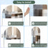 Jnbasdffb 7.2 Grey Brown Color Blocks Wedding Arch Cover, Stretchy Spandex Arch Backdrop Stand Covers FT, Abstract Oil