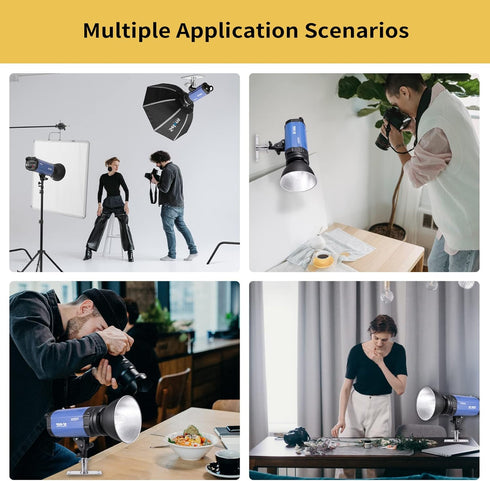 Meking Overhead Camera Wall Mount for Video Studio Lighting, 3.34 inch Baby Wall Plate with 1/4 and 3/8 Screw