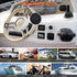 USB Type C 3.1 Male to Female Flush Mount Cable Waterproof Kit for Car Boat Motorcycle, 1 Feet 30 cm