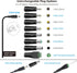 Tonton 12V 1A 10ft AC/DC Power Supply Adapter Cord - Wall Charger for LED Strip Light, CCTV Camera, BT Speaker