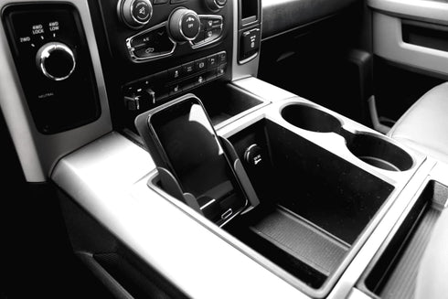 RPC Phone Holder Converts Business Card Holder to Cell Phone Holder for 2009-15 Dodge Ram Trucks