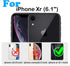 iPhone XR Case, Black, Heavy Duty Shockproof Drop Protection, Built-in Screen Protector, Belt Clip Holster, Rugged Cover