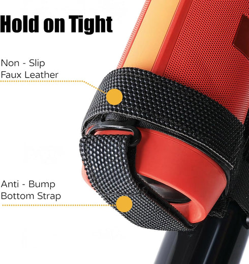 Yxflz Portable Speaker Mount - Adjustable Speaker Strap Compatible with Flip Charge Series, Waterproof Bluetooth