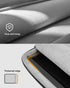 Losong 16.1 Inch,Protective 15.6-16.1" 2 Pocket,Size-15.7"x10.2",Gray Portable Monitor Case Padded Sleeve Compatible
