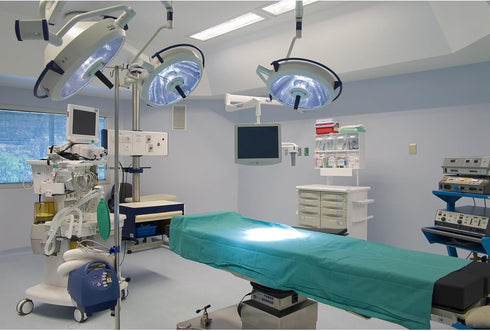 Mitivcati Hospital Backdrop Modern Operating Room Backdrop Doctor Surgery Anesthesia Bed Sickbed Medical