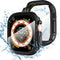Tensea Waterproof Case for Apple Watch Ultra2/Ultra, 49mm Screen Protector Accessories, Sweatproof Bumper
