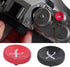 Alloy Black + Red Paint Spraying Treatment Camera Shutter Release for X Series Cameras with Rubber Ring Fuji Soft