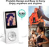 Aigital MP3 32GB Bluetooth Player with TF Card, Portable Music Player with Built-in HD Speaker, Video Function, FM