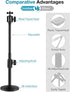 InnoGear Webcam Stand for Desk, Gooseneck Arm Mount for Logitech Webcam & Phone, Right Light, GoPro