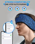 LC-dolida Bluetooth Sleep Headphones Headband, Wireless Earphones Built-in Speakers for Side Sleepers, Gifts for Men
