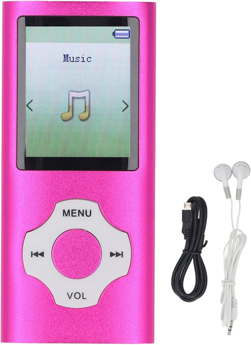 Zopsc MP3 MP4 1.8in 128GB Player, Lossless Sound Portable Video Music Player, Color Screen Digital Music Player