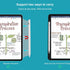 iPad 9th/10th Generation Stylus Pencil - Palm Rejection, Active Pen for iPad Pro 12.9" and 11", iPad Air, iPad Mini