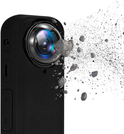 Dual Lens Guards for Insta360 X4 Action Camera, Protective Case for ONE X4 360 Waterproof Camera Accessory