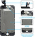 iPhone 6 Screen Replacement 4.7', 3D Touch Display Full Repair Kit, Digitizer Assembly with Tools Set