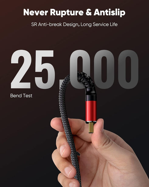 8K 10K 2.1 6.6FT/2M 2-Pack, Cord-4K@120Hz 8K@60Hz, 2.2 2.3, 10 Highwings HDMI Cable Ultra High Speed HDMI Cable Braided
