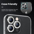 Tensea Camera Lens Protector for iPhone 13 Pro - Bling Tempered Glass Cover, Cute Metal Individual Lens Ring