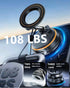 Fclvd 360Adjustable 108+LBS Magnetic Car Phone Holder, Vacuum Dashboard and Windshield Mount Magsafe Cell Phone Holders