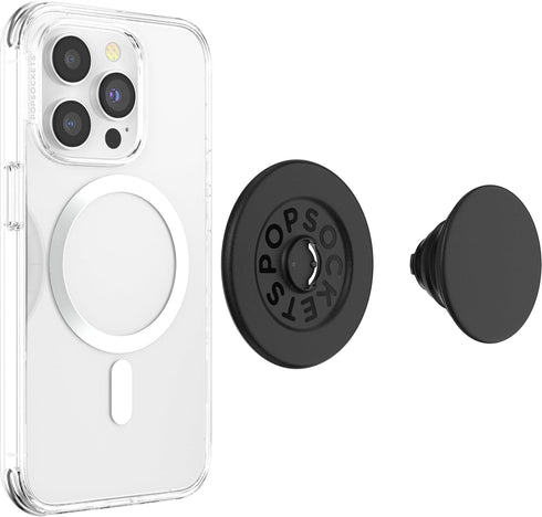 PopSockets Phone Grip for MagSafe with Kickstand, Magnetic Stand, Swappable Top, Secure Hold for iPhone MagSafe Cases