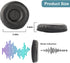H600 Earpads Replacement for H390, H609, H600, H760 Wireless Headphones, Protein Leather and Noise Isolation Foam