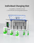 EBL 9V Universal Smart Battery Charger with Discharge Function Multi-Bay Rapid Charger for C D AA AAA Ni-MH Ni-CD