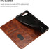 SINIANL Leather Wallet Folio Case for iPhone 8/7, Book Design Flip Cover with Stand, ID Slot, Magnetic Closure