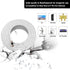 6FT RG6 Coaxial Extension Cable - White with F Connector, Low Loss, High Speed for Digital TV Aerial and Satellite