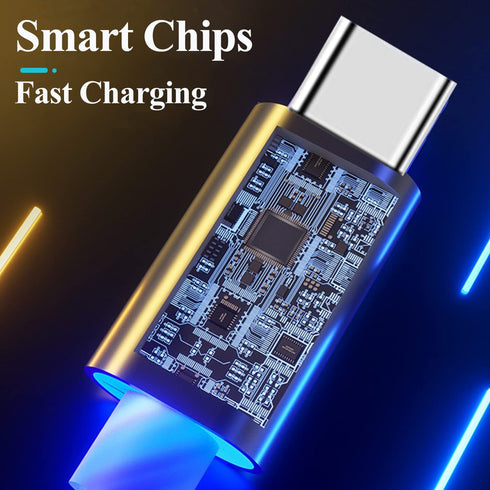 LED USB C Charging Cable 2 Packs 6.6FT Light Up Type C Charger Compatible with Samsung Galaxy S21 S20 S10 S9 S8 (Green