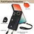 Samsung Galaxy S24 Plus / S24+ Phone Case for Women, Crossbody Wallet Case with Credit Card Holder, Shockproof Black