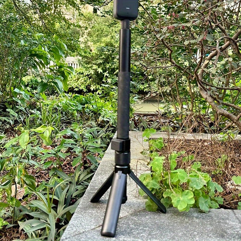 Generic Insta360 X5/X4, 3, GoPro,1/4" 6 lbs (47 inches) Bullet Time Handle Tripod Rotating Grip with Invisible Selfie