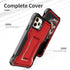 ExoGuard Rubber Shockproof Case for iPhone 11 Pro Max, Full-Body Cover with Built-in Screen Protector and Kickstand