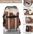 Backpack Backpack Daypack ALAZA School for Teen Girls Boys Ice Cream Chocolate Waffle Kids Purse College Laptop Bookbag