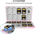 Anyskill 40 20 20 Memory Card Case with Slots for Micro SD SDXC SDHC TF Cards and SD SDXC SDHC Cards, SD Card Holde