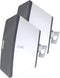Play 3 Wall Mount for Sonos Play:3, White Twin Pack, Adjustable Swivel & Tilt Mechanism with Mounting Brackets