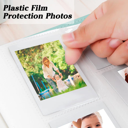 360 Pockets Photo Album for Fujifilm Instax Mini 12 11 9 99 8 40 Evo Instant Camera, Green