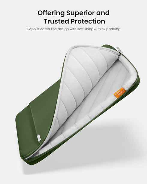 tomtoc 360° Protective Laptop Sleeve for 13.5-14.4 Inch Surface Laptop Studio/6/5/4/3, Water-Resistant Case for Acer