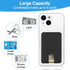 SHANSHUI Phone Card Holder, Silicone Ultra Slim Phone Wallet Stick on Credit Card Holder for Cell Phone, Compatible