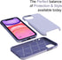 CellEver Heavy-Duty Case for iPhone 11, Dual Layer Military Grade Protection, Slim Shockproof Cover - Light Purple