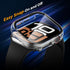 Case Compatible with Apple Watch Series 10 42mm, PC Bumper with Tempered Glass Screen Protector, Black